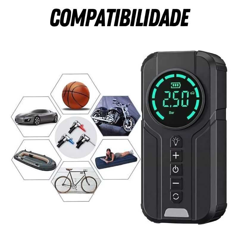 TurboPump™ – Auxiliar de Partida 4 EM 1 | PROMOÇÃO DE LANÇAMENTO