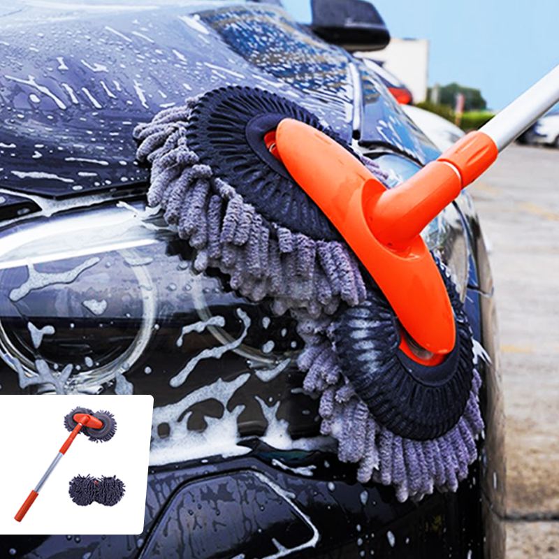 TurboWash™ Esfregão para Lavar Carros Ajustável Dupla Camada