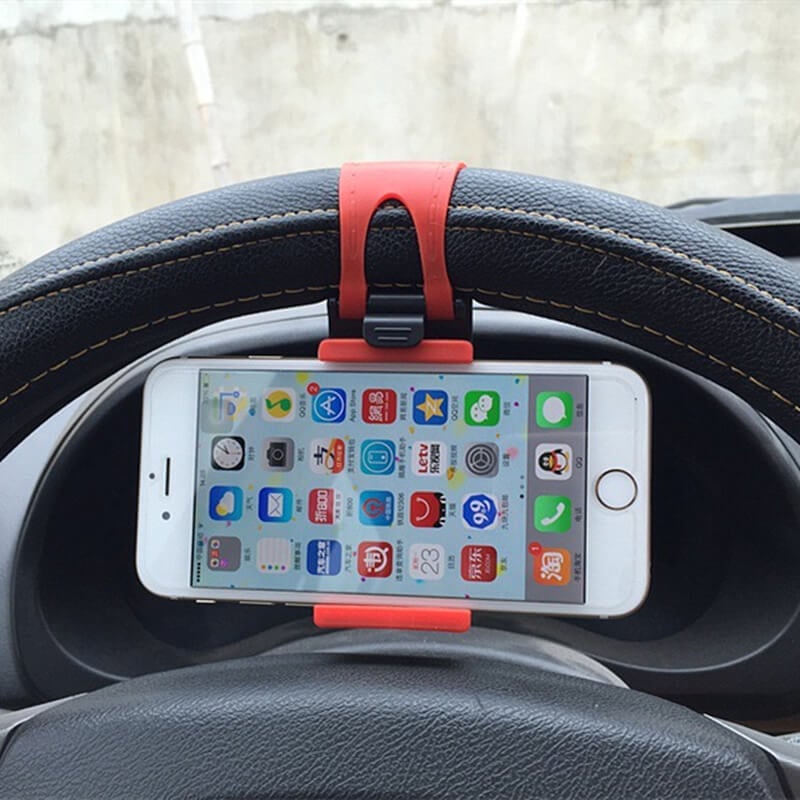 VoltCar CarSuper™ Universal Steering Wheel Phone Holder - (🔥Last Day of 50% OFF Promotion!)
