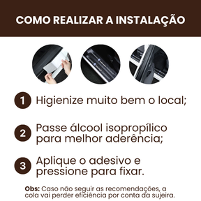 (OFERTA ESPECIAL) Kit 4 Protetores de Soleira Homem Raiz™ + BRINDE