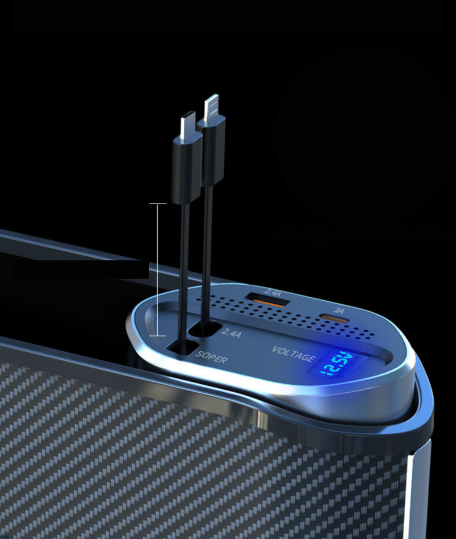 SeatGap Nivus™ Porta Objetos Com Carregador Ultra Rápido - (🔥 Último Dia Promoção 50% OFF!)