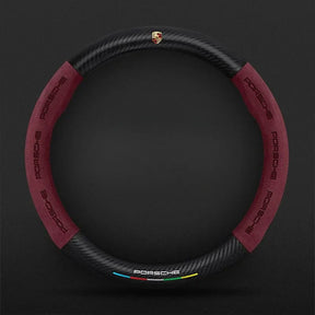 CarbonSuede Nivus™ Capa de Volante em Carbono com Suede - (🔥 Último Dia Frete Grátis )